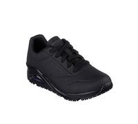 Skechers Ladies Black Uno SR Trainers