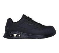 Skechers Workwear Uno SR Doltin Safety Trainer Black Slip resistant traction o