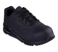 Skechers Men's Uno Sr Doltin Work Shoes, Black Synthetic, 7 UK