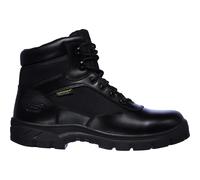 Skechers Wascana Benen WP Tactical Black Mens Occupational Footwear Leather OB