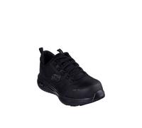 Skechers Workwear Women's Arch Fit SR Ebinal Safety Trainers in Black | Size: 2 Skechers Workwear Black 2