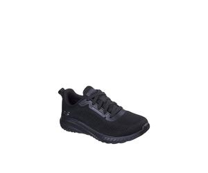 Skechers Workwear Women's Squad Chaos SR Awoa Occupational Shoe in Black | Size: 6 Skechers Workwear Black 6