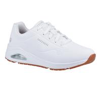 Skechers Ladies White Uno SR Trainers