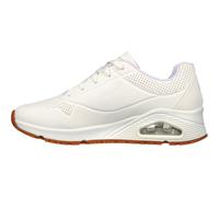 Skechers Women's Uno Sr Trainers, White Synthetic, 4 UK