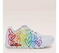 Skechers x James Goldcrown Uno Spread the Love Trainers WHITE SIZE 3 1/2