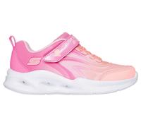 Skechers Younger Girls Trainers Sola Glow Colour B Touch Fastening pink UK Size