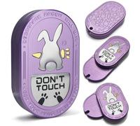 SKEDC Desperate Rabbit Fidget Slider, Alloy EDC Fidget Toys Adults, with Mechanical Clicking Sound & Great Push Feeling, Best Gadget for Men (Purple)