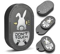 SKEDC Desperate Rabbit Fidget Slider, Alloy EDC Fidget Toys Adults, with Mechanical Clicking Sound & Great Push Feeling, Best Gadget for Men (Gray)