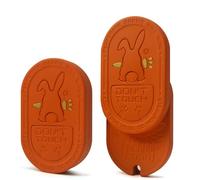SKEDC Desperate Rabbit Fidget Slider, Stainless Steel EDC Fidget Toys Adults, with Mechanical Clicking Sound & Great Push Feeling, Best Gadget for Men (Orange Ceramic Surface)