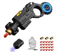 SKEDC Fidget Toys Adults, Alloy Fidget Slider Fidget Clicker Fidget Spinner, EDC Laucher Toy ADHD Tools Executive Desk Toy for Keep Focus & Relief Stress, Cool Gadgets for Men (2nd Gen Black)