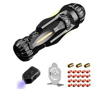 SKEDC Fidget Toys Adults, Alloy Fidget Slider Fidget Clicker Fidget Spinner, EDC Laucher Toy ADHD Tools Executive Desk Toy for Keep Focus & Relief Stress, Cool Gadgets for Men (Night Light Black)