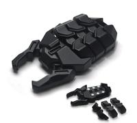 SKEDC Metal Beetle Fidget Clicker - Alloy EDC Fidget Toys for Adults Stress Relief Toy with Tactile Click Sound, Executive Desk Toy ADHD Tools Gadgets for Men & Women (black)