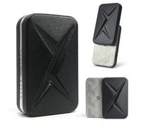 SKEDC Trackless Fidget Slider, Metal Fidget Toys for Adults Trackless Fidget Slider Haptic Coin, EDC Fidget Toy Stress Relief Toy ADHD Tools Gadgets for Men (Frosted Black)