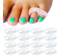 Skeerthy 8 Pieces Tailors Bunion Spacer Pinky Gel Toe Separators, Little Toe Spacers for Bunions, Hammer Toe for Feet Women and Man Preventing Rubbing