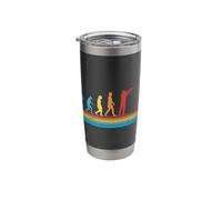 Skeet Shooting Evolution Retro Clay Pigeon Shooter Stainless Steel Insulated Tumbler
