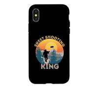 Skeet Shooting King Clay Skeet Shooting Enthusiast Case for iPhone X/XS