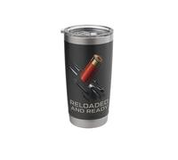 Skeet Shooting Trap Shooter Clay Target Pull and Shoot Stainless Steel Insulated Tumbler