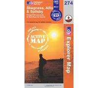 Skegness, Alford and Spilsby: No. 274 (OS Explorer Map Active)