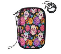 Skein Of The Dead Pattern RFID Blocking Family Passport Holder, Waterproof Travel Document Organizer Wallet for Women Men, Credit Card Case Travel Essentials