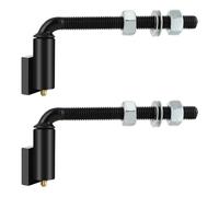 Skelang 16 mm J-Bolt Hinge, Heavy Duty Gate Hinge, Adjustable Barrel Hinge, Pack of 2