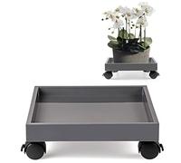 Skelang Square Wheeled Plant Dolly - ABS Planter Trays, Heavy Duty, Load Capacity 110 Lbs