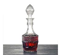 Skelang Whiskey Decanter, Glass Decanter Bottle, Alcohol Spirits Decanter for Whiskey, Brandy, Vodka, Capacity 800ml