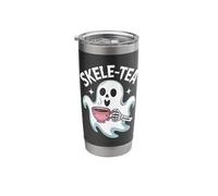 Skele-Tea Ghostly Brew Fun Stainless Steel Insulated Tumbler