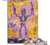 Skeletal Body of Basquiat Style Puzzles for Adults And Teenagers, Staycation Kill Time Every Piece Is Unique - Challenging Family Fun Game (50x75cm)