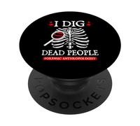 Skeletal Design Forensic Anthropology Enthusiast PopSockets Swappable PopGrip