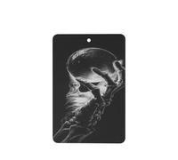 Skeletal Hand Crushing A Glass Orb Car Air Fresheners 4 Pcs Hanging Scented Cards Fragrance Scented Cards For Car Aromatherapy Tablets