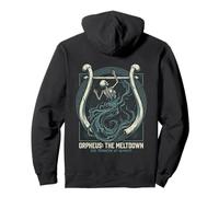 Skeletal Orpheus Tragedy Greek Mythology Underworld Lyre Pullover Hoodie