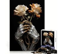 Skeletal Romance 1000 Pieces Jigsaw Puzzles for Adults Thought Toy Calming Play Precise Edge Heartfelt Gift 38x52cm