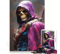 Skeletal Warrior with Sword 1000 Piece Jigsaw Puzzles for Adults Teenagers Memory Gain Relaxed Mind Design Assembly 38x52cm