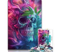 Skeleton 1000 Piece Jigsaw Puzzle for Adults And Teenagers,Fun Games Every Piece Is Unique - Challenging Family Fun Game (38x26cm)