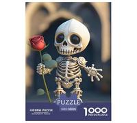 Skeleton 1000 Pieces Jigsaw Adults Game Challenging Creative Gifts Adults for Kids Home Decoration Puzzles 38x26cm/1000pcs