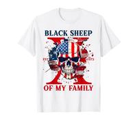 Skeleton 1973 Black Sheep of My Family Funny Gen X T-Shirt