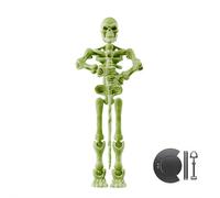 Skeleton Action Figure,Halloween Movable Plastic Multi-Jointed Skeleton Decoration for Collectors Desktop Decorations