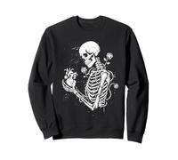 Skeleton Anatomy Heart Dark Romance Alt Emo Grunge Sweatshirt