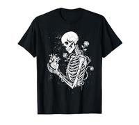 Skeleton Anatomy Heart Dark Romance Alt Emo Grunge T-Shirt