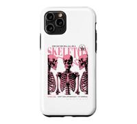 Skeleton Anatomy Pink Goth Funny Sarcastic Halftone Poster Case for iPhone 11 Pro