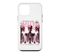 Skeleton Anatomy Pink Goth Funny Sarcastic Halftone Poster Case for iPhone 12 mini