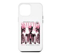 Skeleton Anatomy Pink Goth Funny Sarcastic Halftone Poster Case for iPhone 12 Pro Max