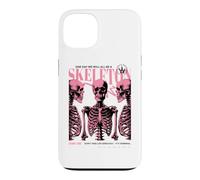 Skeleton Anatomy Pink Goth Funny Sarcastic Halftone Poster Case for iPhone 13