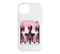 Skeleton Anatomy Pink Goth Funny Sarcastic Halftone Poster Case for iPhone 14 Plus