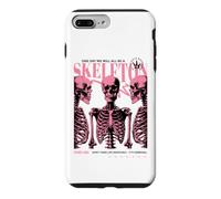 Skeleton Anatomy Pink Goth Funny Sarcastic Halftone Poster Case for iPhone 7 Plus/8 Plus
