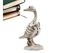 Skeleton Animal Statue - Horror Skeleton Animal | Horror Halloween Scary Skeleton Duck Ornament, Halloween Skeleton Duck | Scary Statue, Haunted House Scene, Props, Interior Decoration for Study Room
