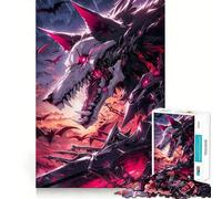 Skeleton Anime Wolf Jigsaw 1000 Pieces for Teenagers Logic Boost Toy Calming Play Premium Edge Art Collectible 50x75cm
