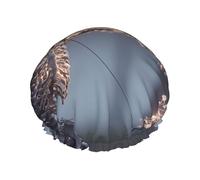 Skeleton Archery Double Layer Shower Cap with Comfort Skin Friendly Design for Hair Protection During Bathing
