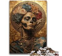 Skeleton Art JigsawPuzzle 1000 Pieces for Adults, for Age 14+ Home Art Decor Family Games Christmas Birthday Gifts 50x75cm