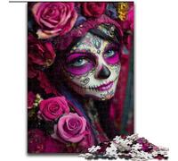 Skeleton Art JigsawPuzzle 1000 Pieces for Teenagers, Suitable for Ages 14 And Up Family Fun It Is Ideal As A Gift for The Whole Family (26x38cm)